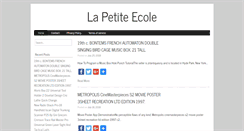 Desktop Screenshot of lapetitecole.ca