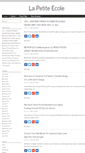 Mobile Screenshot of lapetitecole.ca